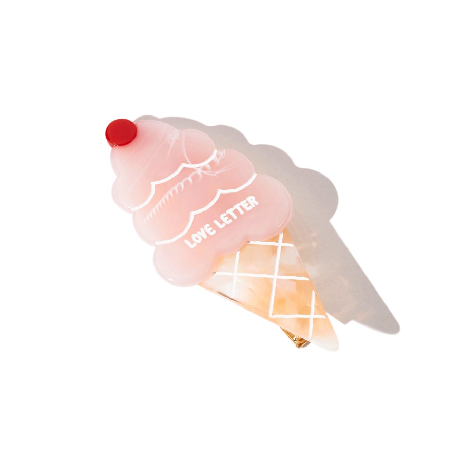 Cherry Ice-Cream Hair Clip