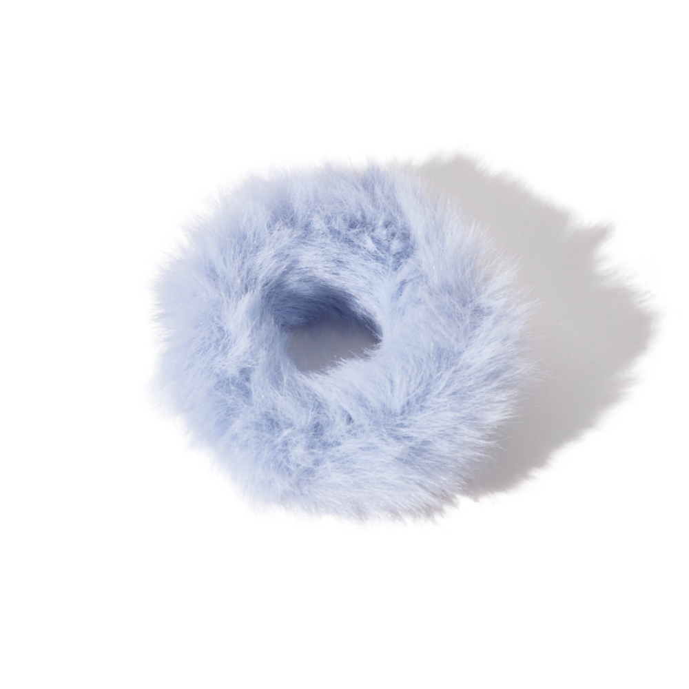 Fluffy Scrunchie in Ash