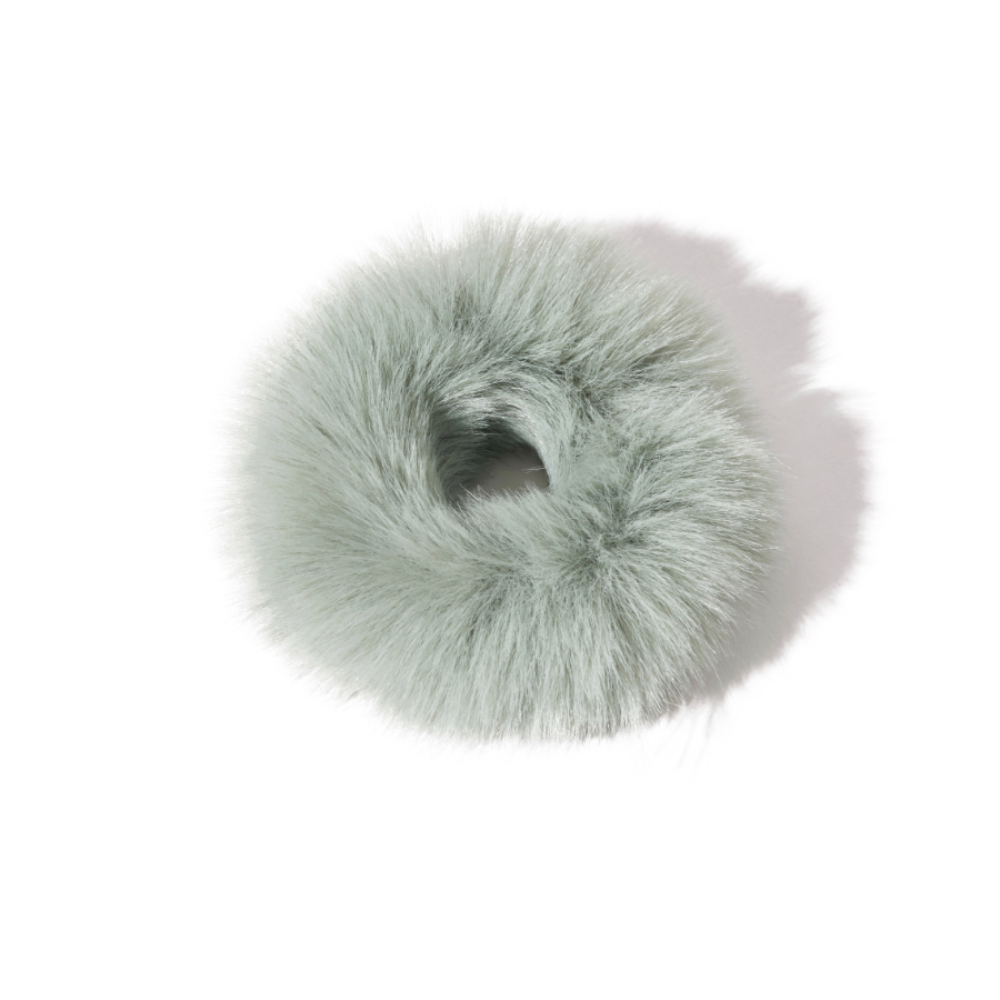 Fluffy Scrunchie in Ash