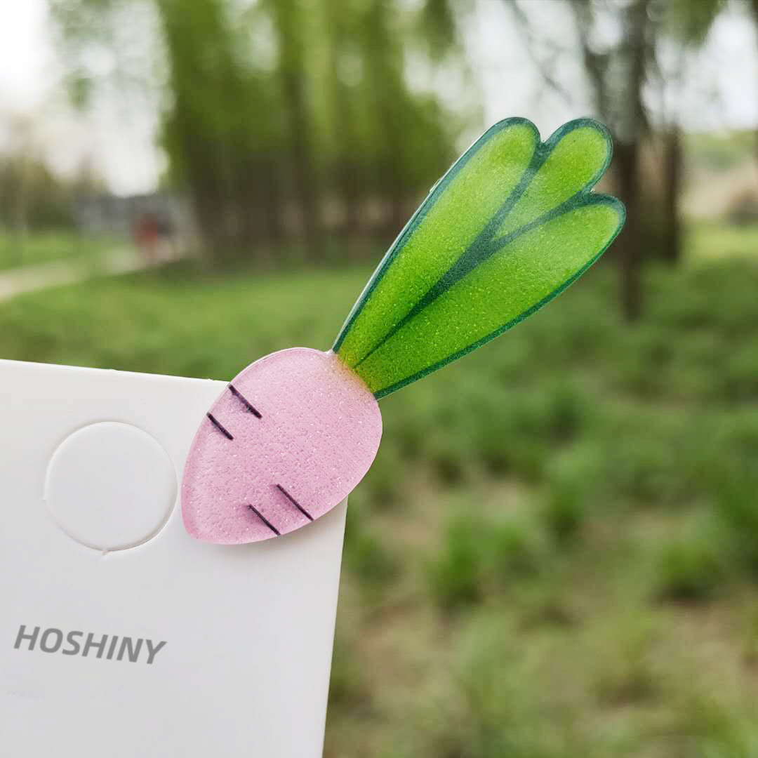 Pink Radish Hair Clip