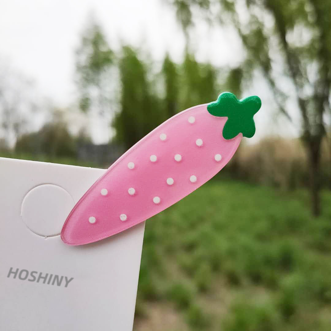 pink strawberry Hair Clip
