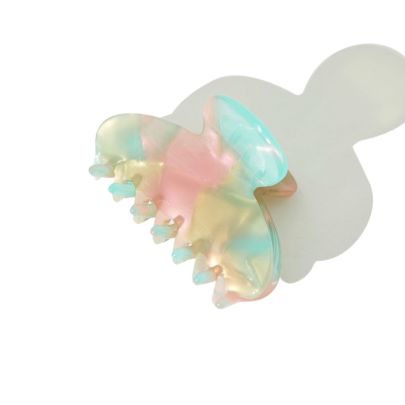 Glazed Mini Hair Claw In Mermaid