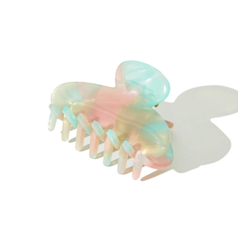 Glazed Mini Hair Claw In Mermaid