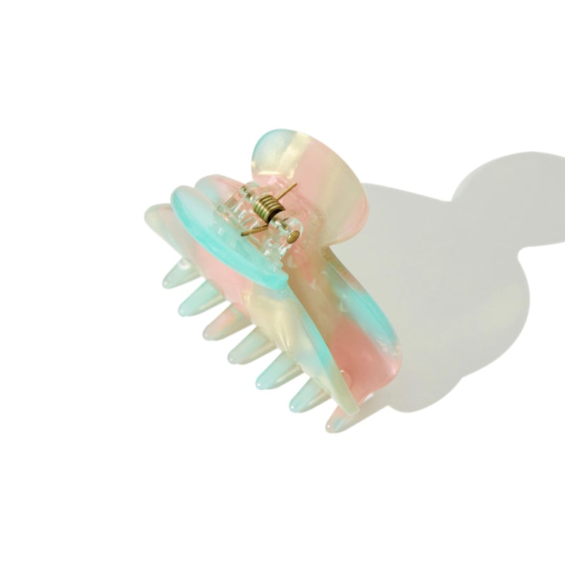 Glazed Mini Hair Claw In Mermaid