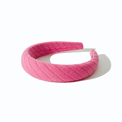 Knitted Headband in Barbie