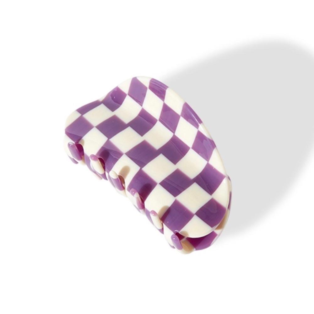 Waffle Hair Claw In Grape Juice