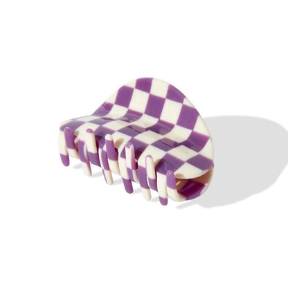 Waffle Hair Claw In Grape Juice