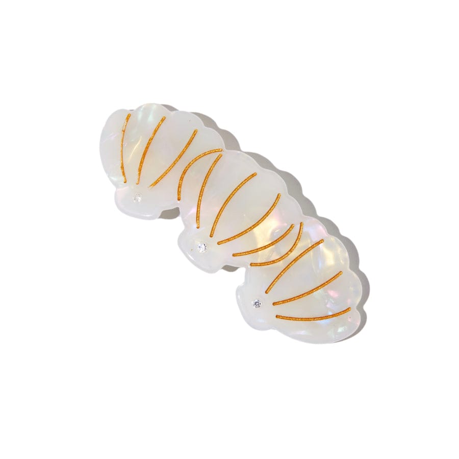 Milk Seashell Hair Clip