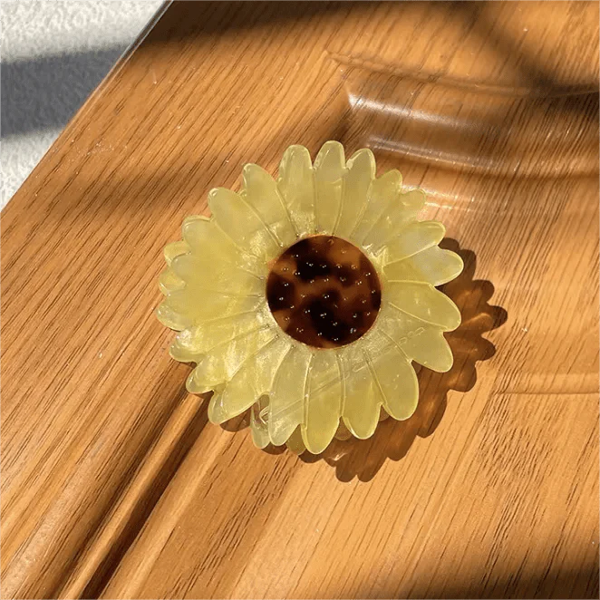 Adorable Sunflower Hair Claw