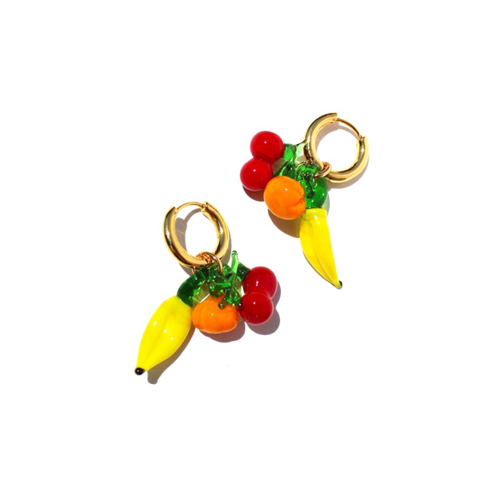 Fruit Party Huggies Earrings
