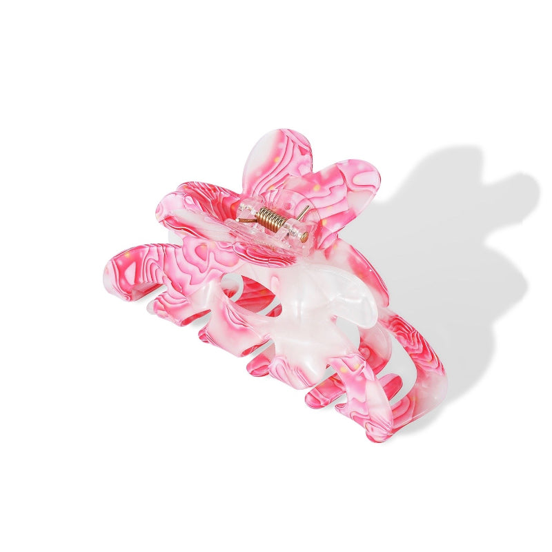 Groovy Flower Hair Claw in Hard Candy