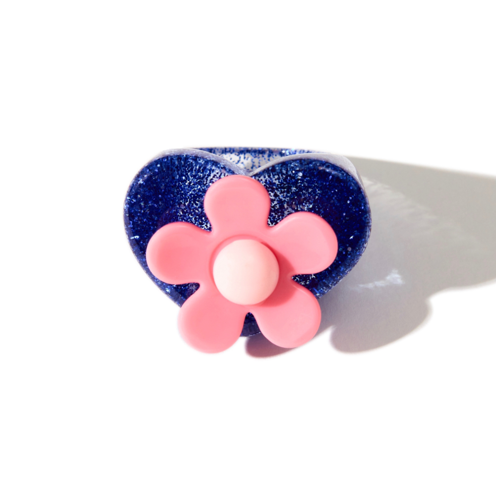 Flower Candy Ring in Orange