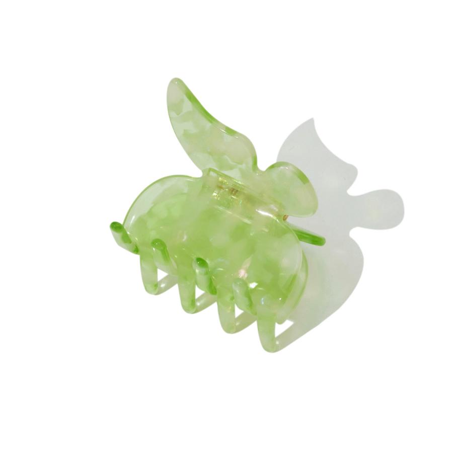 Butterfly Hair Claw in Lime