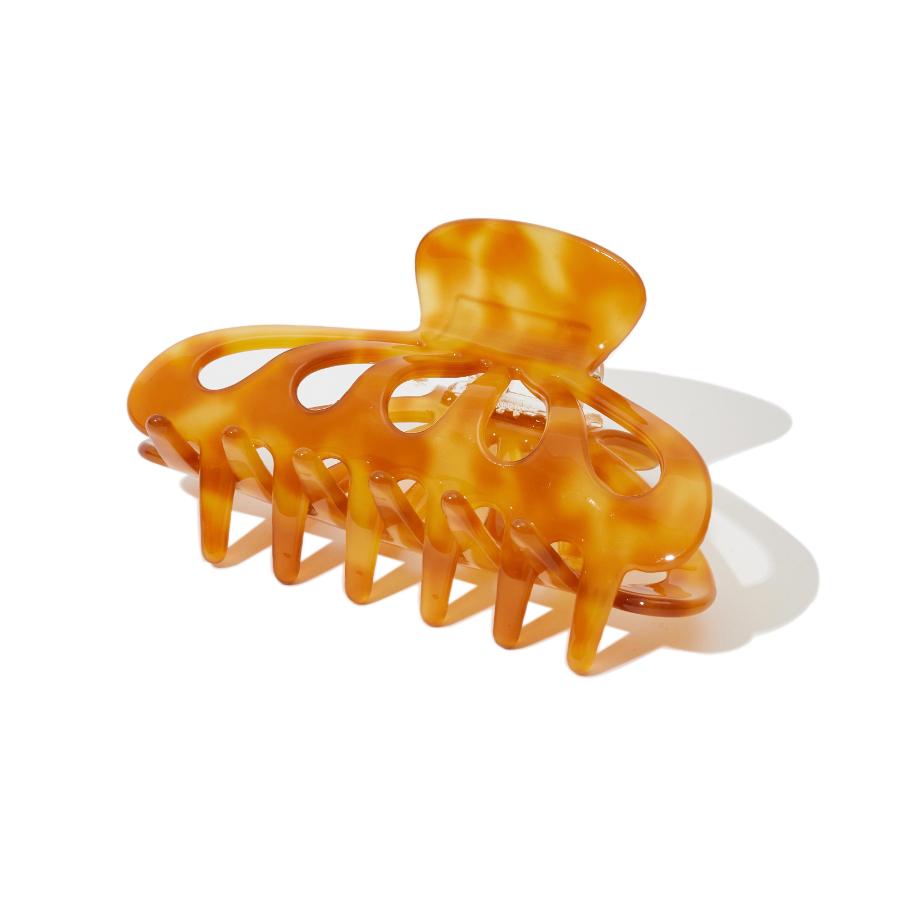 The French Hair Claw In Amber