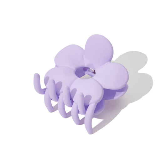Dolores Flower Hair Claw In Grape