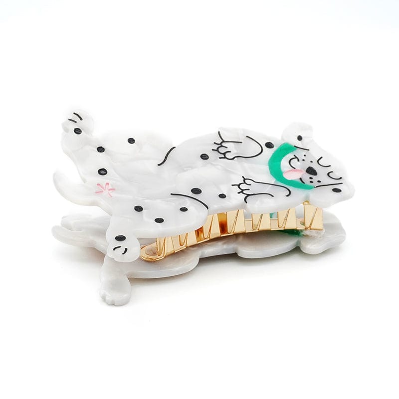 Cute Dalmatian Dog Hair Claw