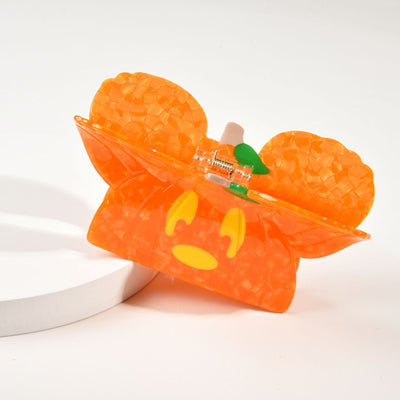 Halloween Mickey Pumpkin Hair Claw