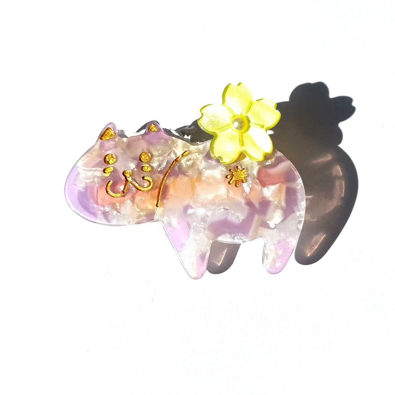 Butt Blossoming Cat Hair Clip