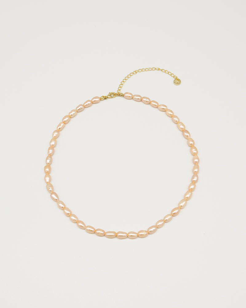 Martha Pink Pearl Necklace