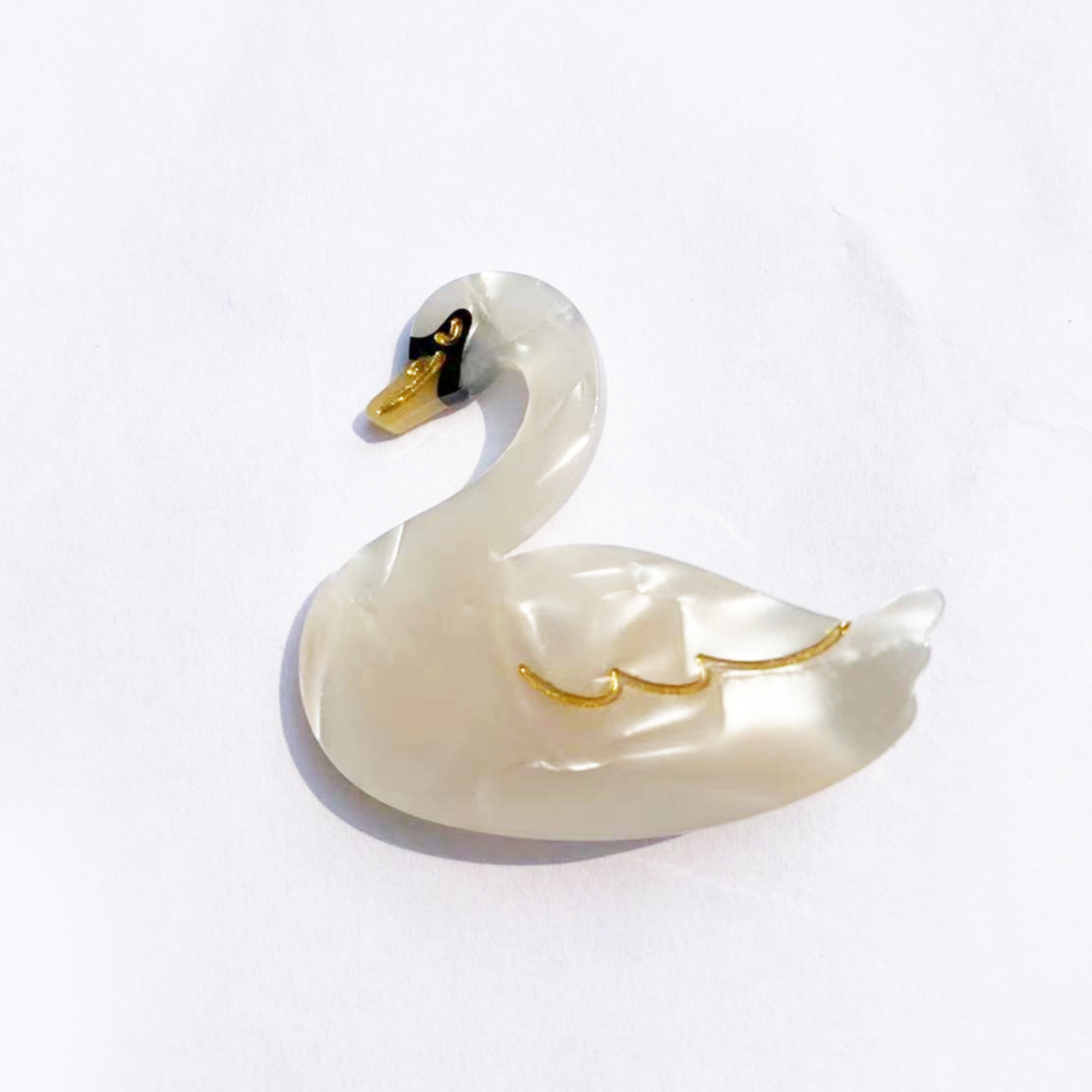 Swan Hair Clip