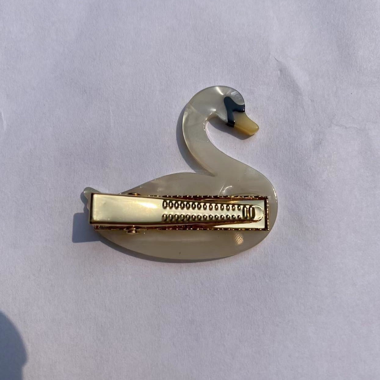 Swan Hair Clip