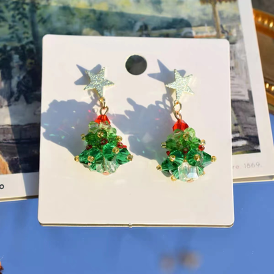 christmas earrings