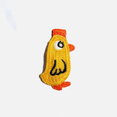 cute little yellow chicken clips