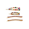 Colorful water drops clip