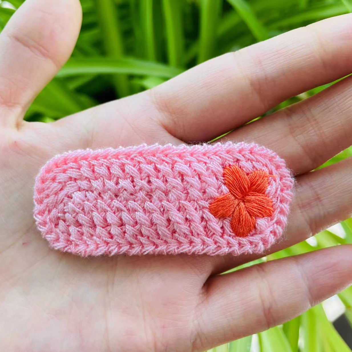 Little Pink Flower Hair Clip