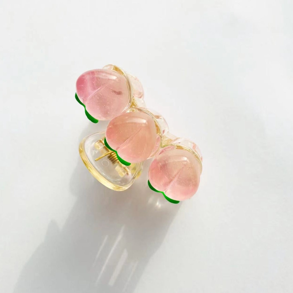 Gummy Peach Candy Hair Claw