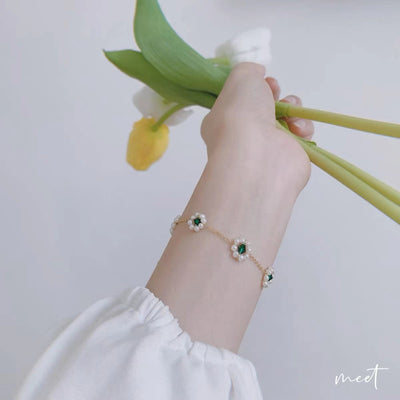 Flower beaded  Bracelet