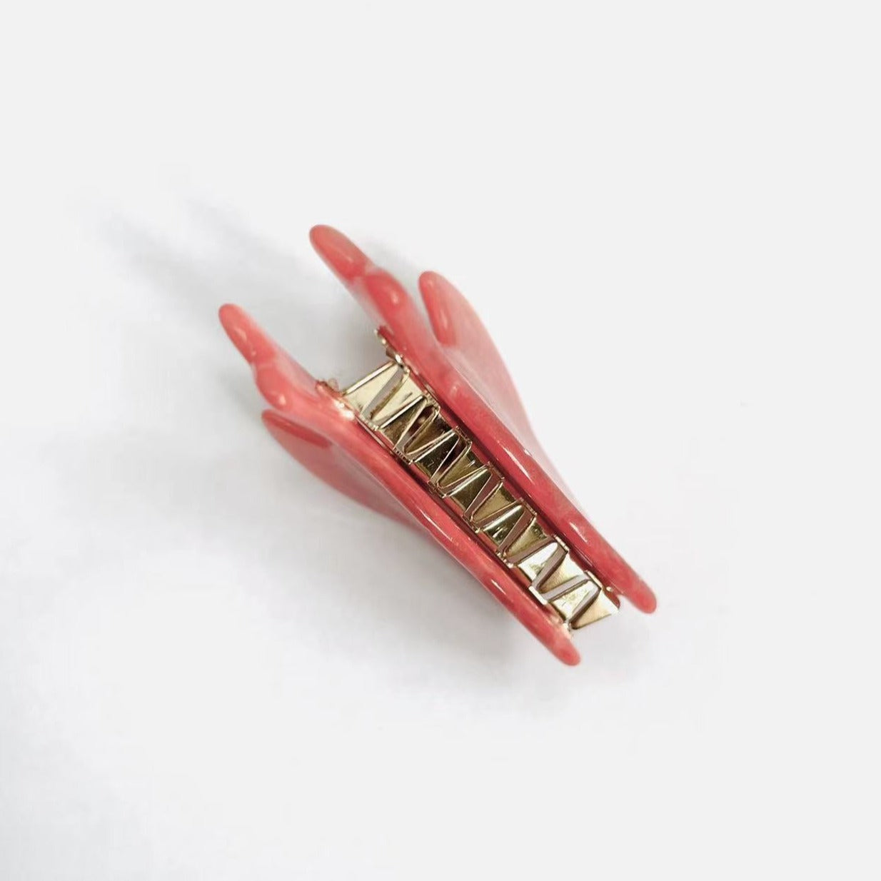 Dolphin Mini Hair Claw Within Peach