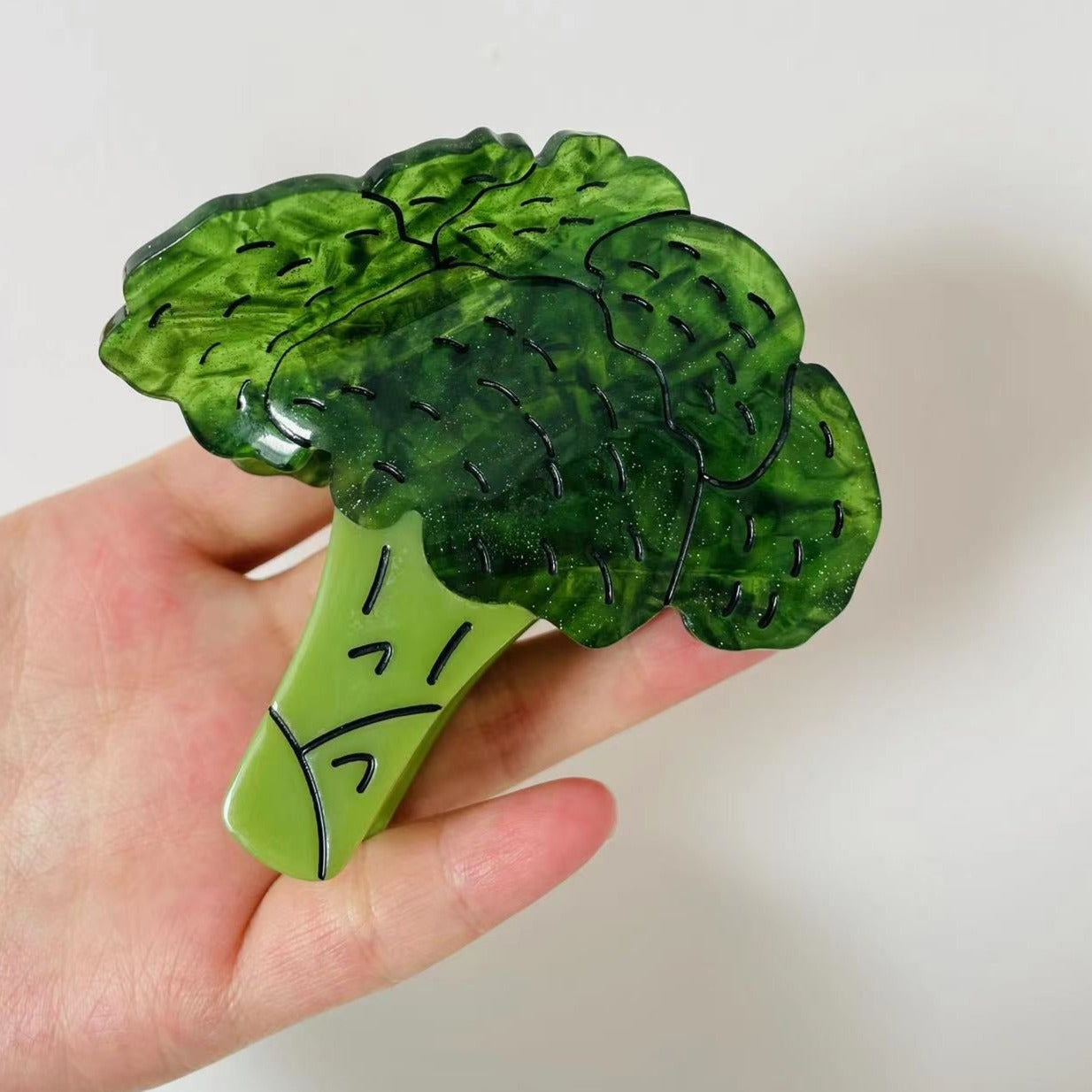 Broccoli Hair Claw