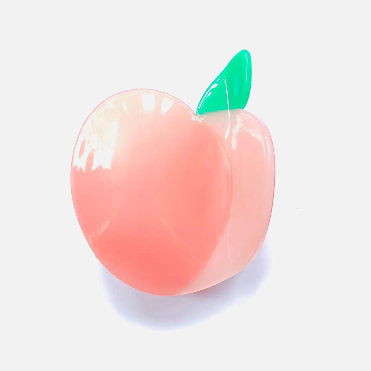 Large Fresh Peach Hair Claw