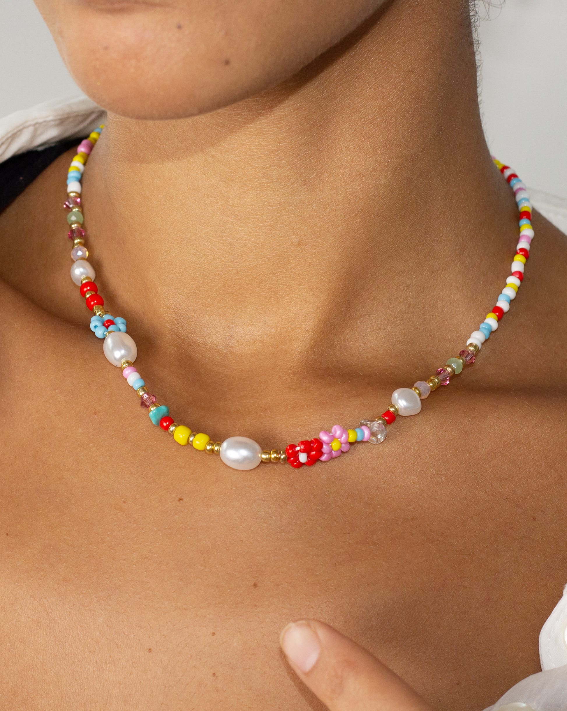 Kiki Beaded Necklace Hoshiny