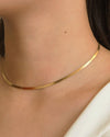 Aurora Herringbone Choker Necklace