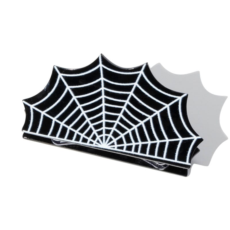 Spider Web Halloween Hair Claw