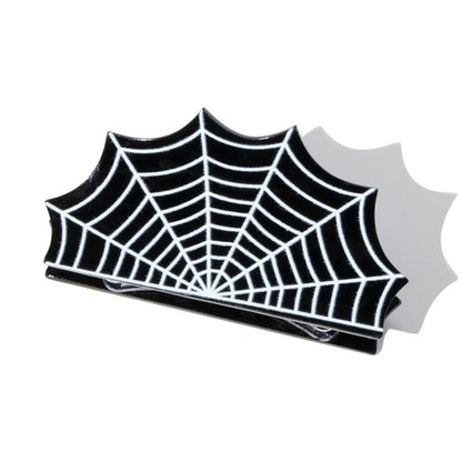 Spider Web Halloween Hair Claw